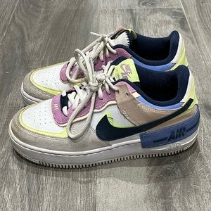 Womens Nike Air Force 1 Shadow Crimson Bolt-8
